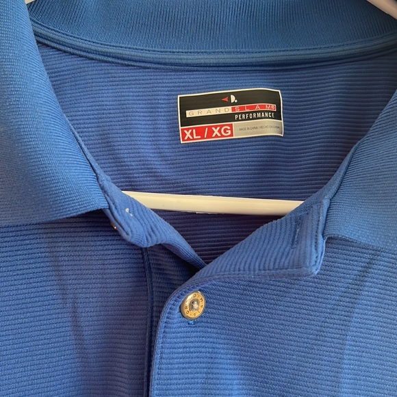 Blue Grand Slam XL Golf Polo - Picture 2 of 3